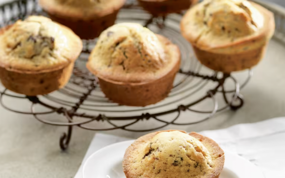 Muffins con chips de chocolate